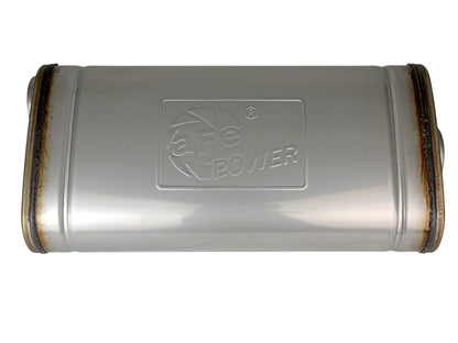 aFe MACH Force-Xp SS Muffler | 2.5in Center/Offset 18in L x 9in W x 4in H (49M30019)