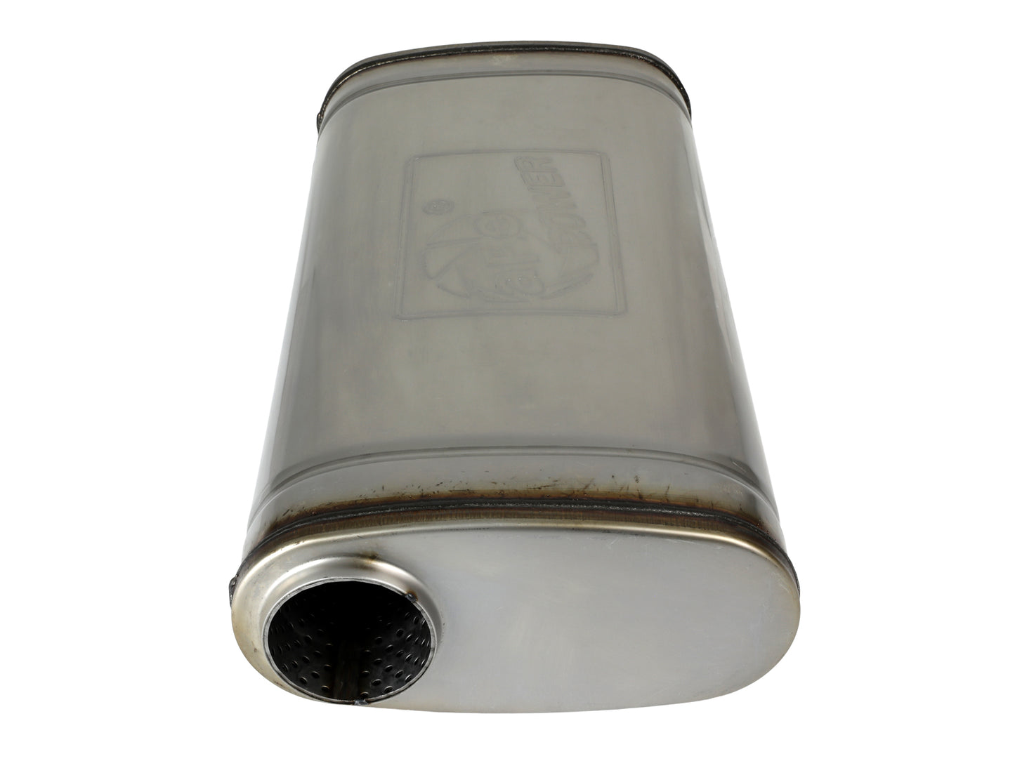 aFe MACH Force-Xp SS Muffler | 2.5in Center/Offset 18in L x 9in W x 4in H (49M30019)