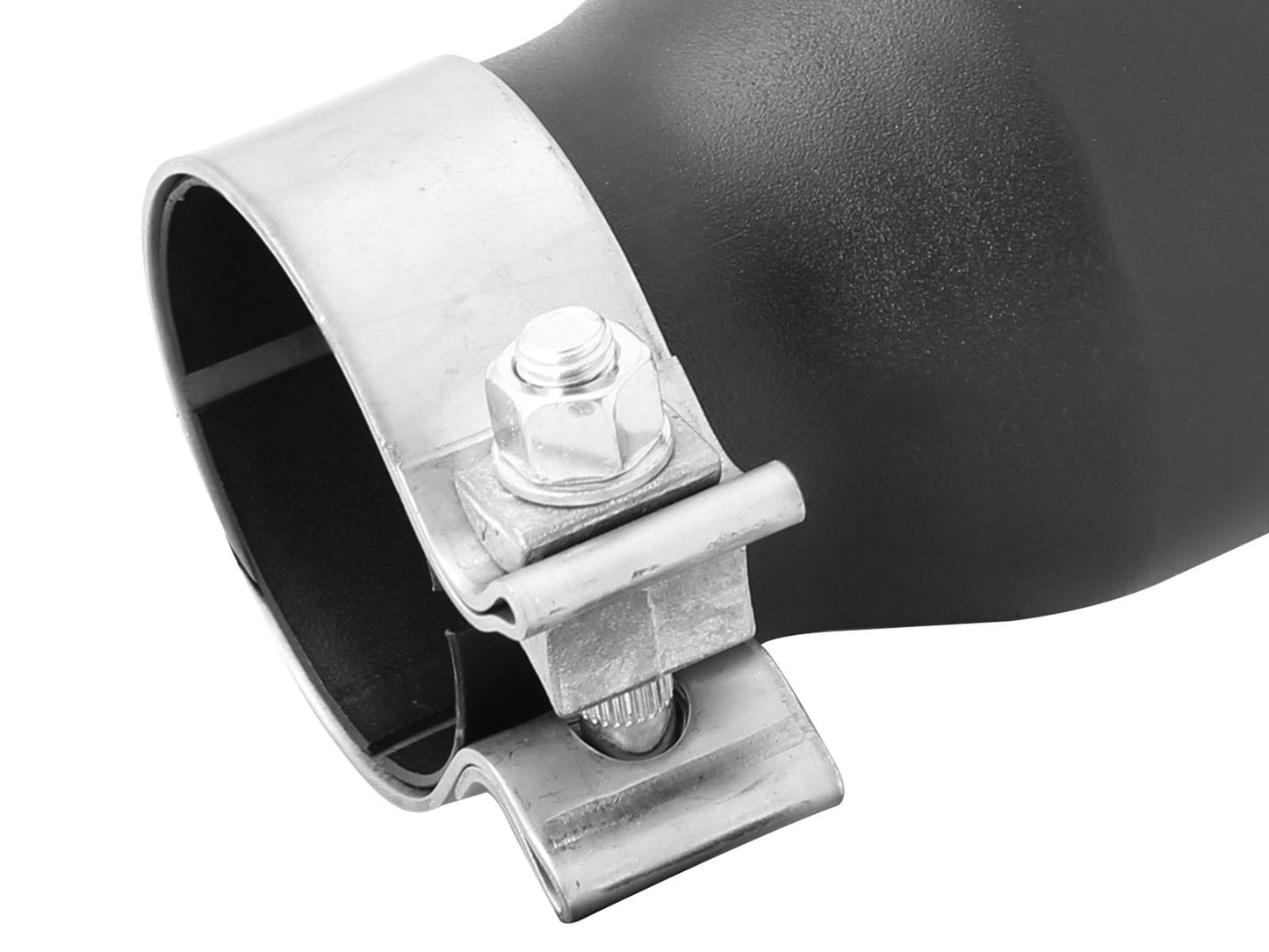 aFe MACH Force-Xp 409 Stainless Steel Clamp-On Exhaust Tip Black | (49T25354-B06)