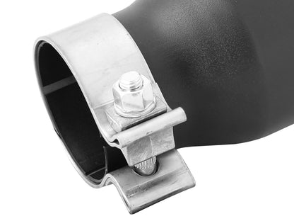 aFe MACH Force-Xp 409 Stainless Steel Clamp-On Exhaust Tip Black | (49T25354-B06)