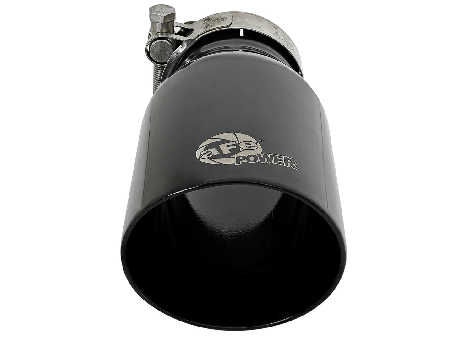 aFe 409 Stainless Steel Clamp-On Exhaust Tip Black | MACH Force-Xp (49T25354-B07)
