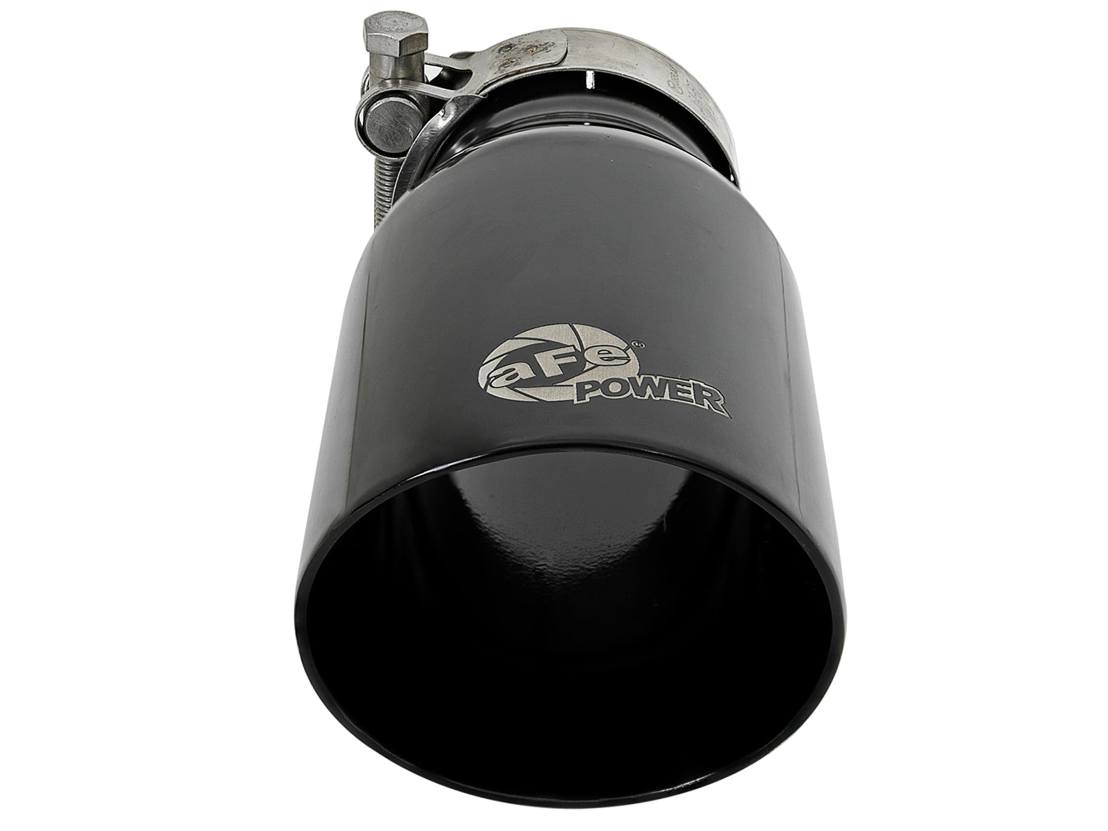 aFe 409 Stainless Steel Clamp-On Exhaust Tip Black | MACH Force-Xp (49T25354-B07)