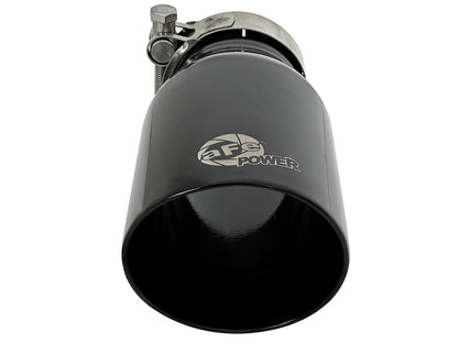 aFe 409 Stainless Steel Clamp-On Exhaust Tip Black | MACH Force-Xp (49T25354-B07)