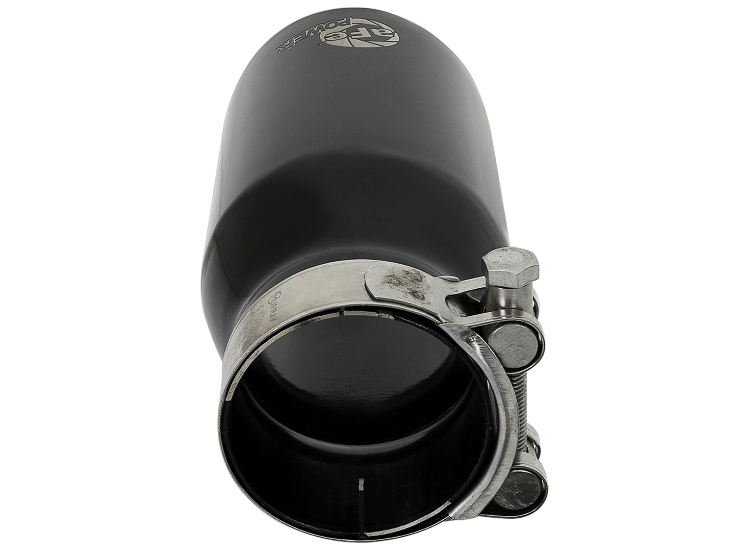 aFe 409 Stainless Steel Clamp-On Exhaust Tip Black | MACH Force-Xp (49T25354-B07)