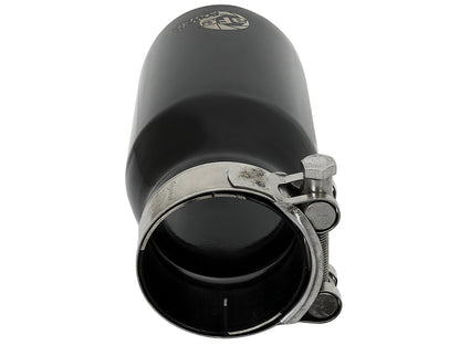 aFe 409 Stainless Steel Clamp-On Exhaust Tip Black | MACH Force-Xp (49T25354-B07)