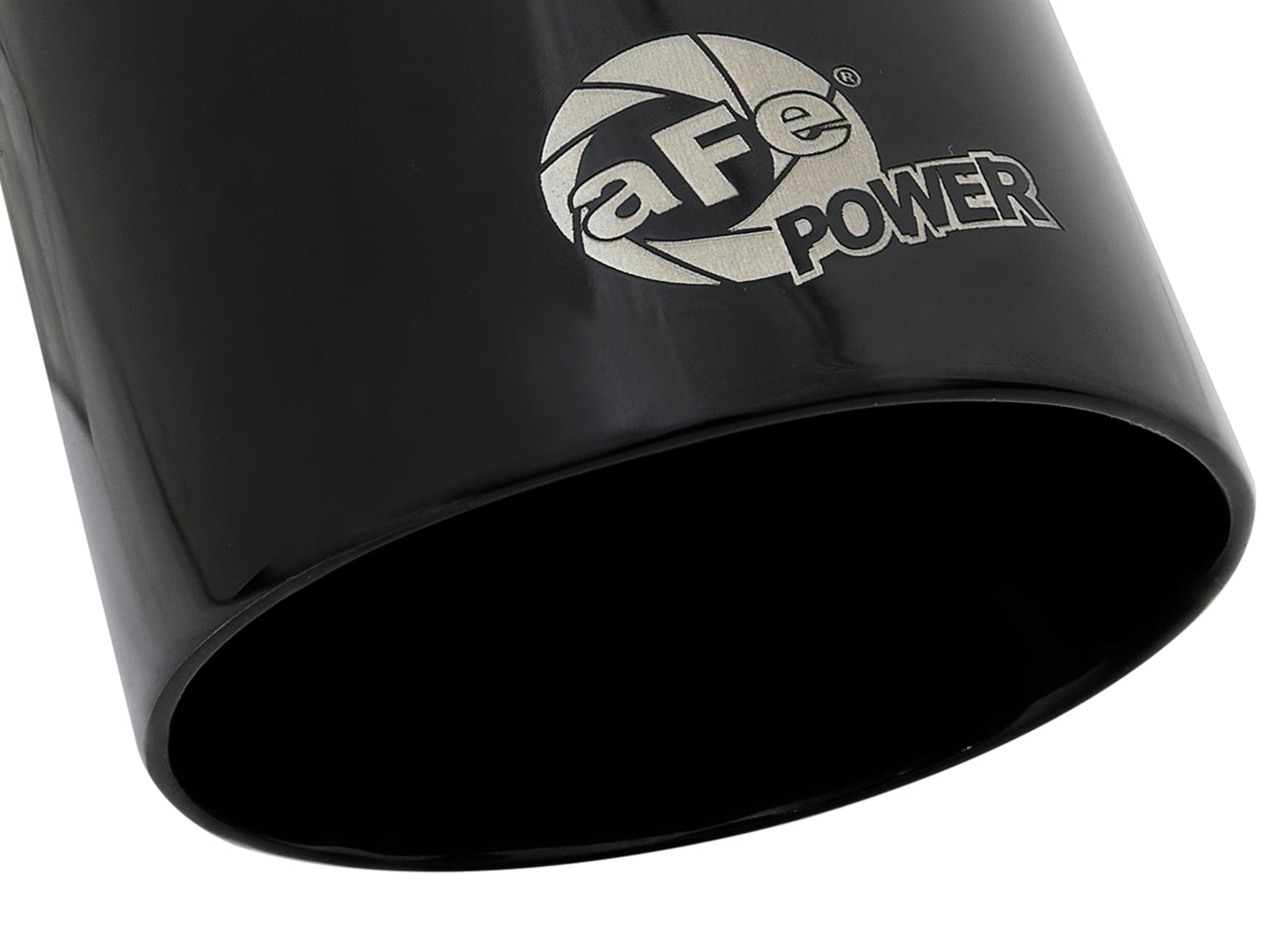 aFe 409 Stainless Steel Clamp-On Exhaust Tip Black | MACH Force-Xp (49T25354-B07)