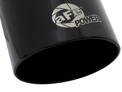 aFe 409 Stainless Steel Clamp-On Exhaust Tip Black | MACH Force-Xp (49T25354-B07)