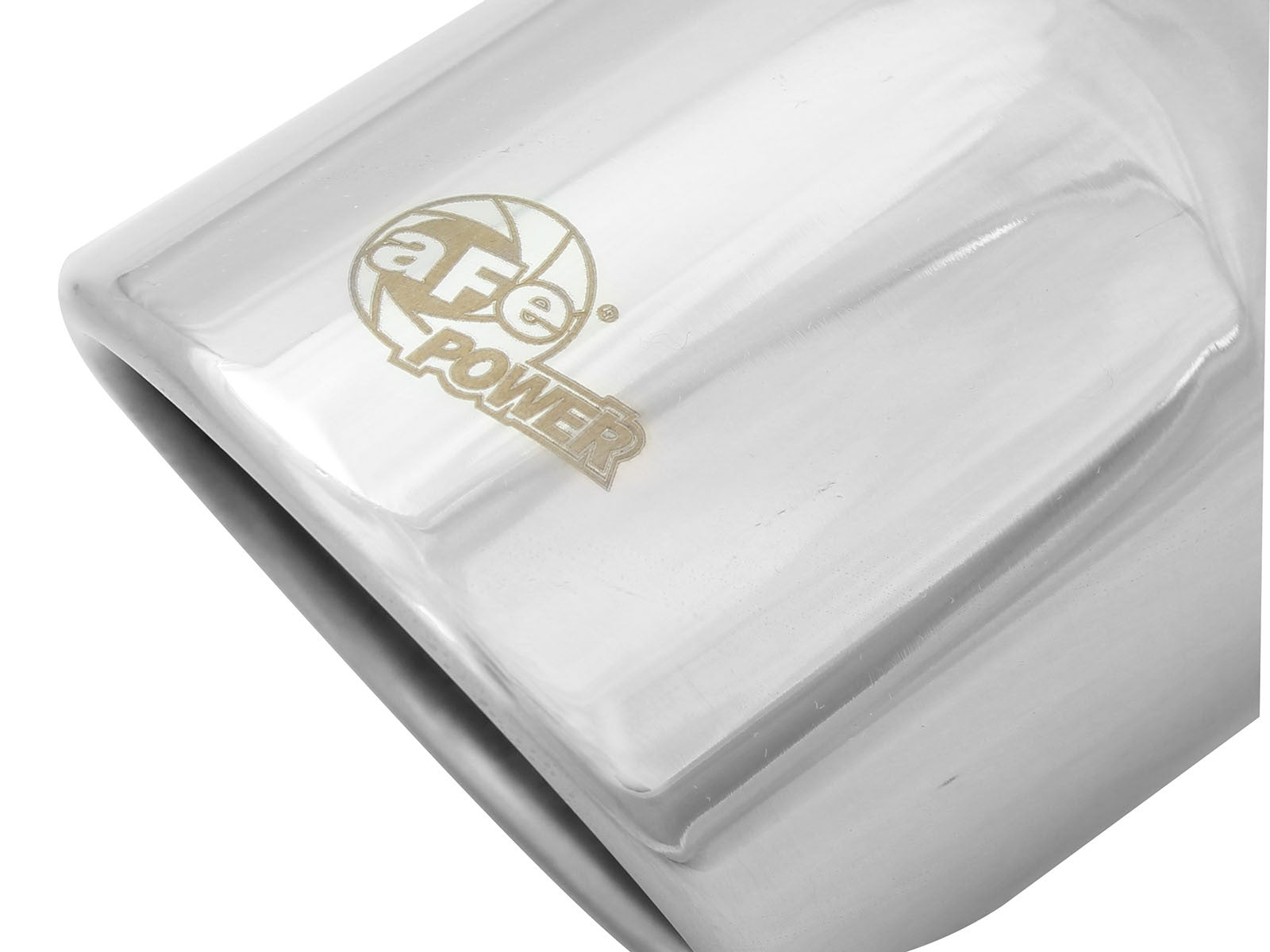 aFe 2.5in Inlet / 3.5in Outlet SS Clamp-On Exhaust Tip | Polished (49T25354-P06)