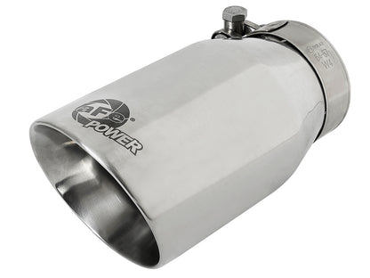 aFe MACH Force-Xp SS 2.5in Inlet/3.5in Outlet Clamp-On Exhaust Tip (49T25354-P07)