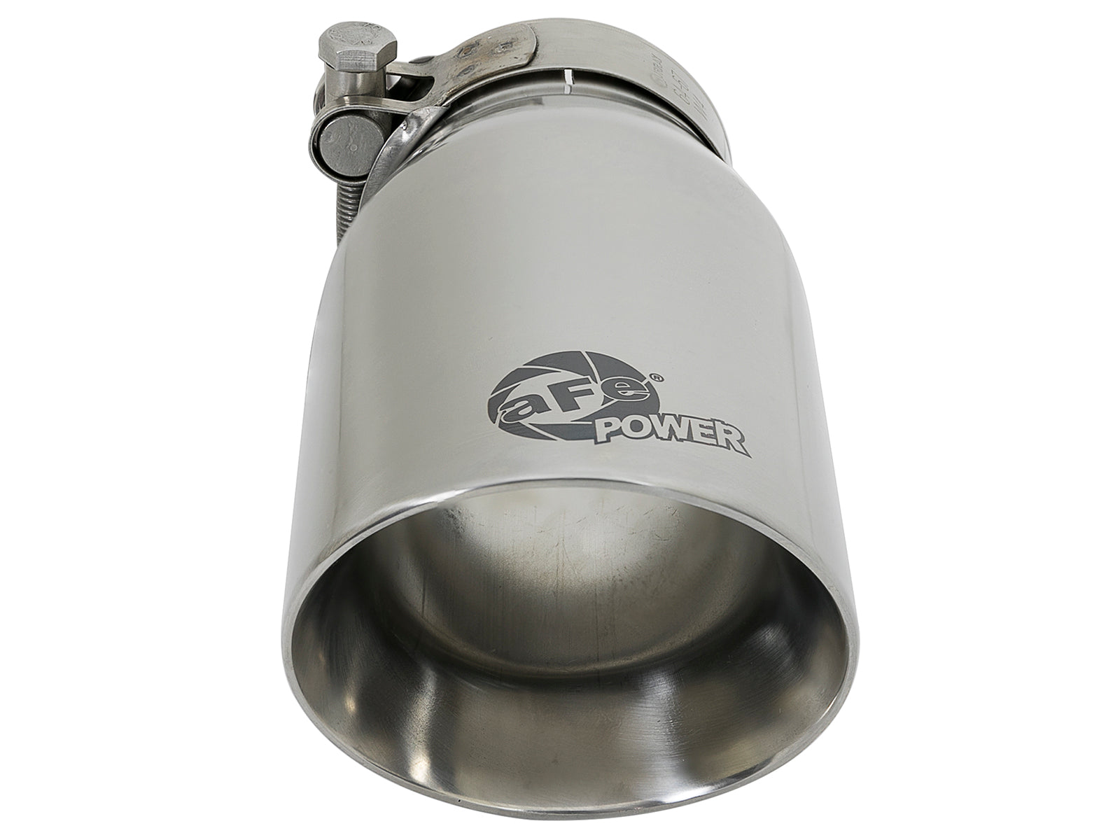 aFe MACH Force-Xp SS 2.5in Inlet/3.5in Outlet Clamp-On Exhaust Tip (49T25354-P07)