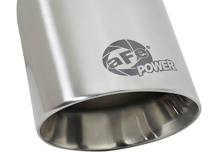 aFe MACH Force-Xp SS 2.5in Inlet/3.5in Outlet Clamp-On Exhaust Tip (49T25354-P07)