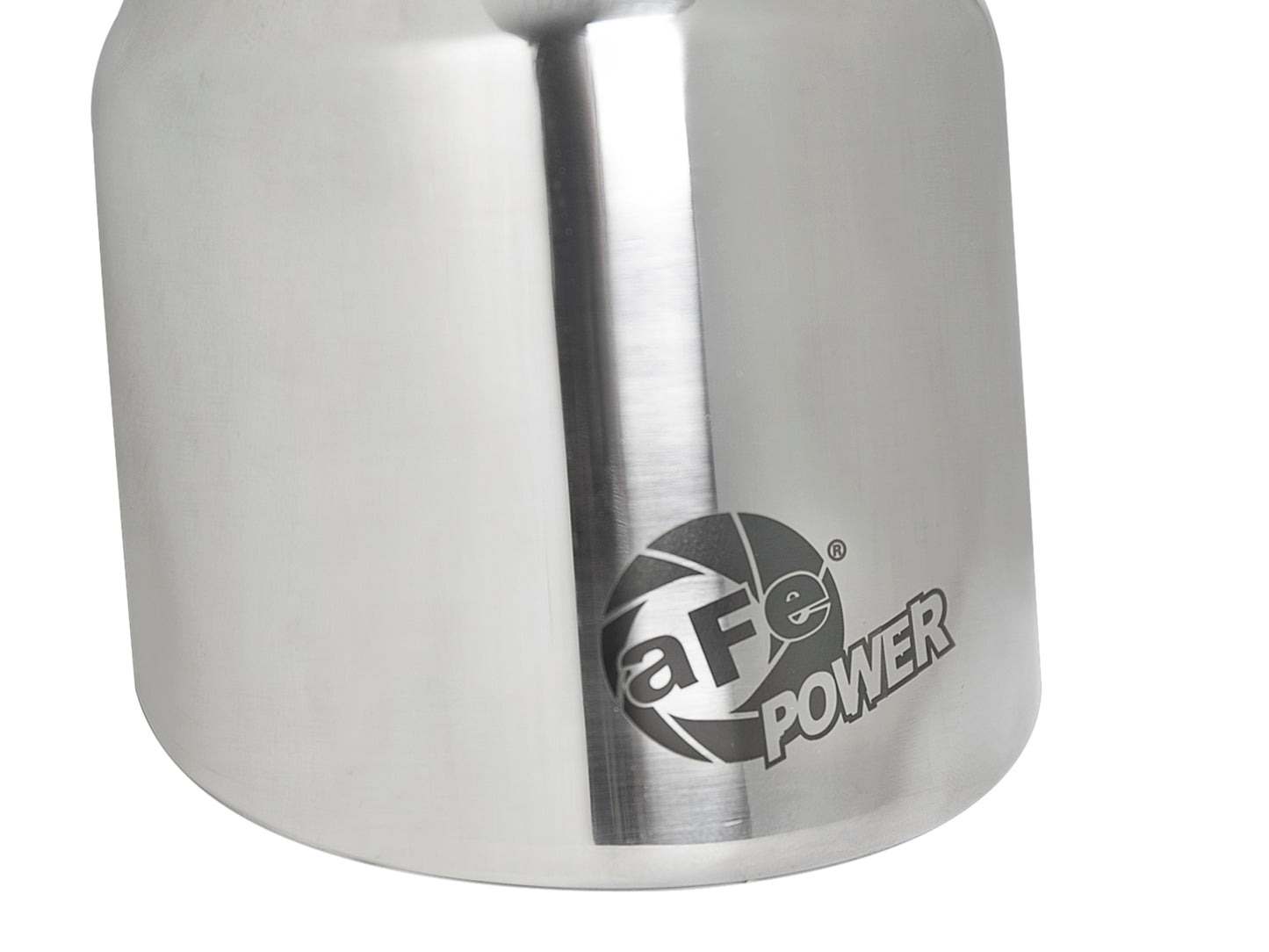 aFe 2.5in Inlet/4in Outlet/6in L Clamp-On SS Exhaust Tip (49T25404-P06)