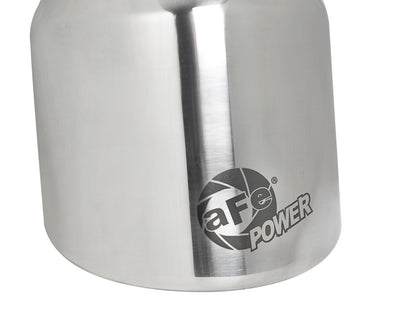 aFe 2.5in Inlet/4in Outlet/6in L Clamp-On SS Exhaust Tip (49T25404-P06)