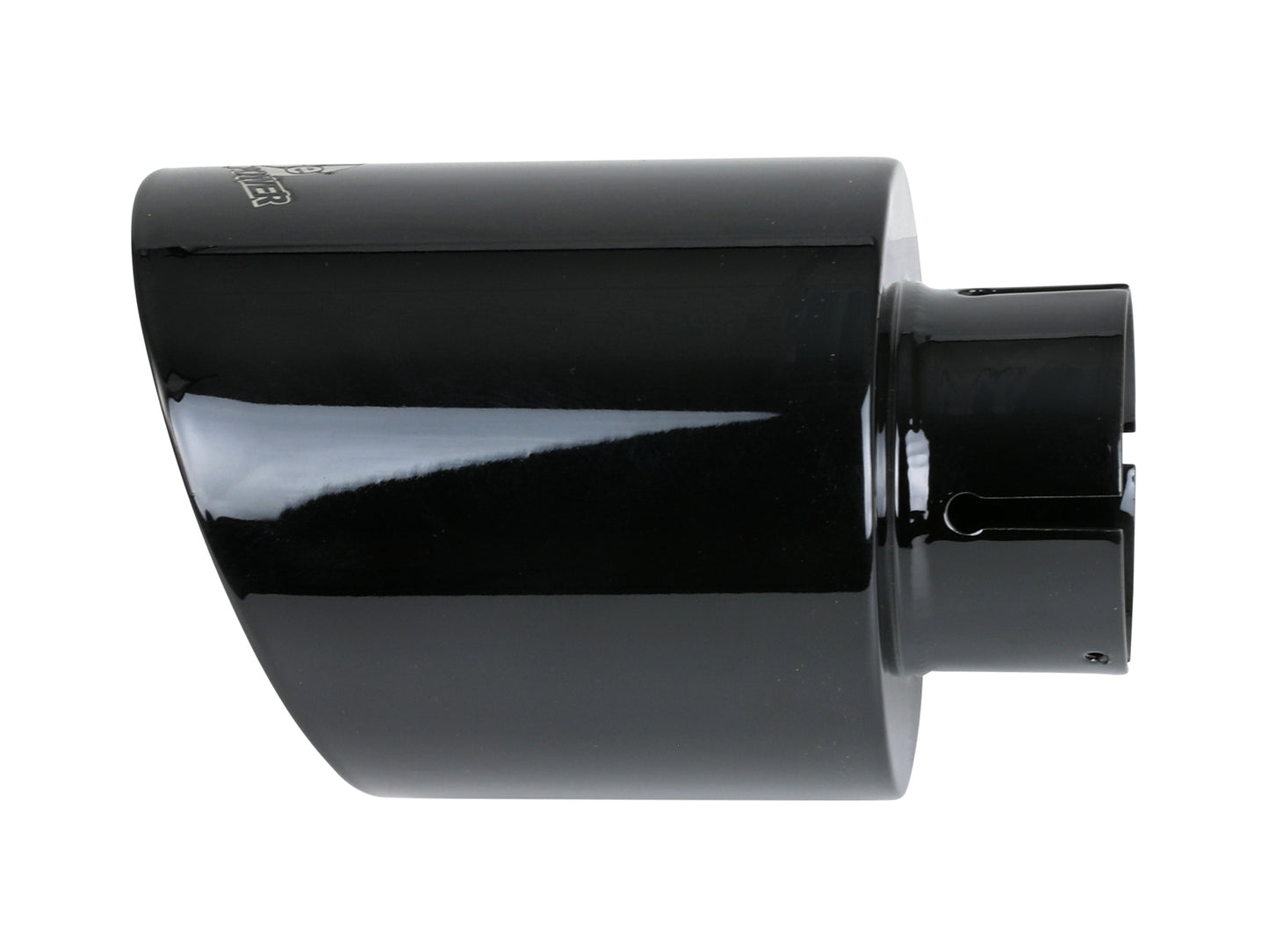 aFe 2.5in Inlet 4.5in Outlet 7in L SS Clamp-On Exhaust Tip Black | MACH Force-Xp 49T25454-B071
