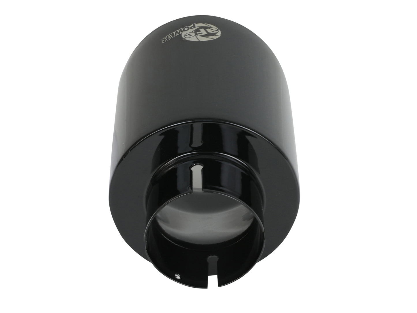 aFe 2.5in Inlet 4.5in Outlet 7in L SS Clamp-On Exhaust Tip Black | MACH Force-Xp 49T25454-B071