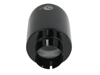 aFe 2.5in Inlet 4.5in Outlet 7in L SS Clamp-On Exhaust Tip Black | MACH Force-Xp 49T25454-B071