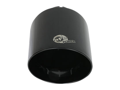 aFe 2.5in Inlet 4.5in Outlet 7in L SS Clamp-On Exhaust Tip Black | MACH Force-Xp 49T25454-B071