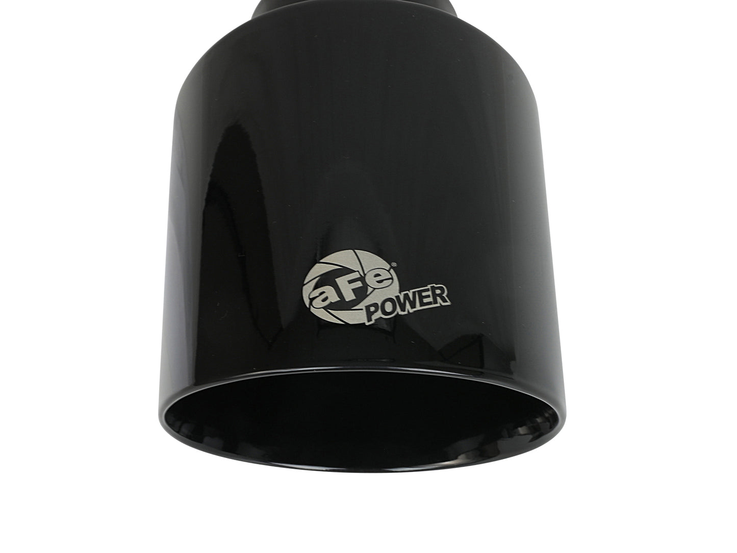 aFe 2.5in Inlet 4.5in Outlet 7in L SS Clamp-On Exhaust Tip Black | MACH Force-Xp 49T25454-B071