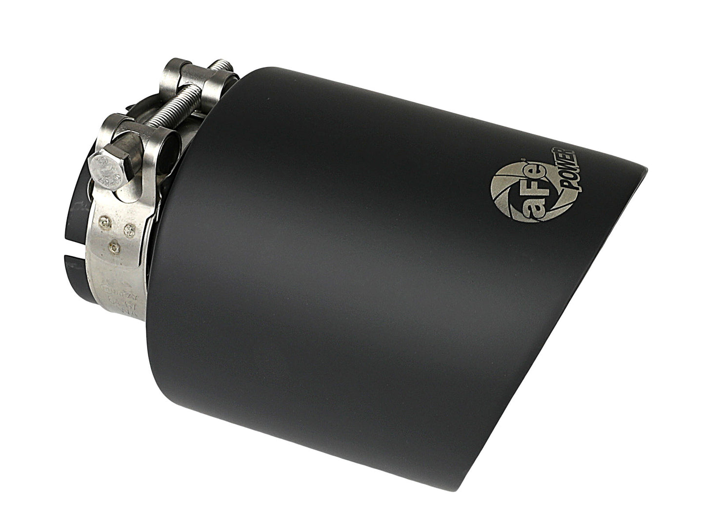 aFe 2.5in. Clamp-On Exhaust Tip 304 Stainless Steel Black Velvet | (49T25454-B072)