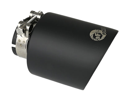 aFe 2.5in. Clamp-On Exhaust Tip 304 Stainless Steel Black Velvet | (49T25454-B072)