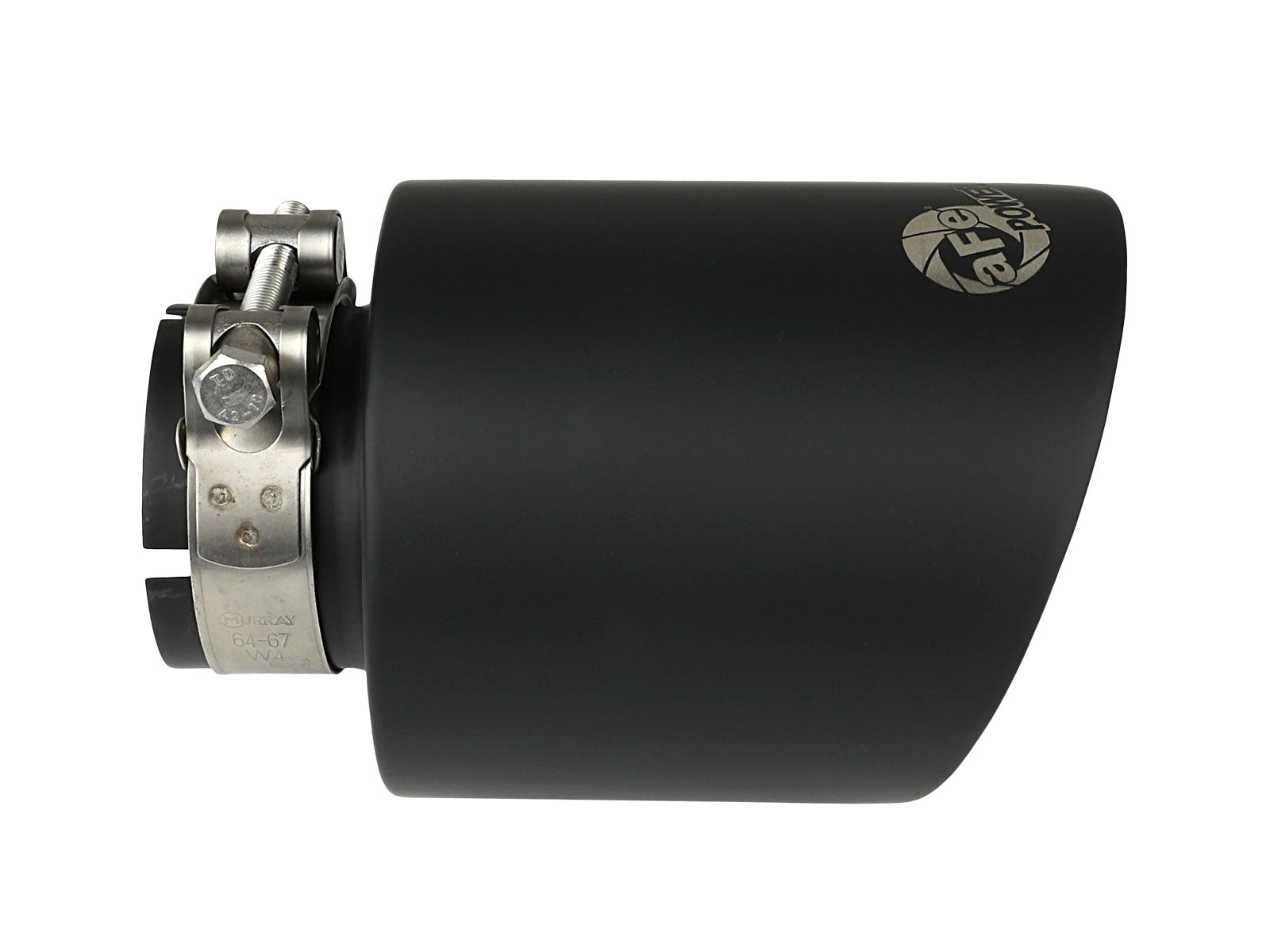 aFe 2.5in. Clamp-On Exhaust Tip 304 Stainless Steel Black Velvet | (49T25454-B072)
