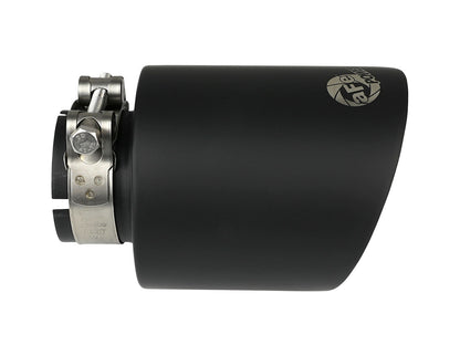 aFe 2.5in. Clamp-On Exhaust Tip 304 Stainless Steel Black Velvet | (49T25454-B072)