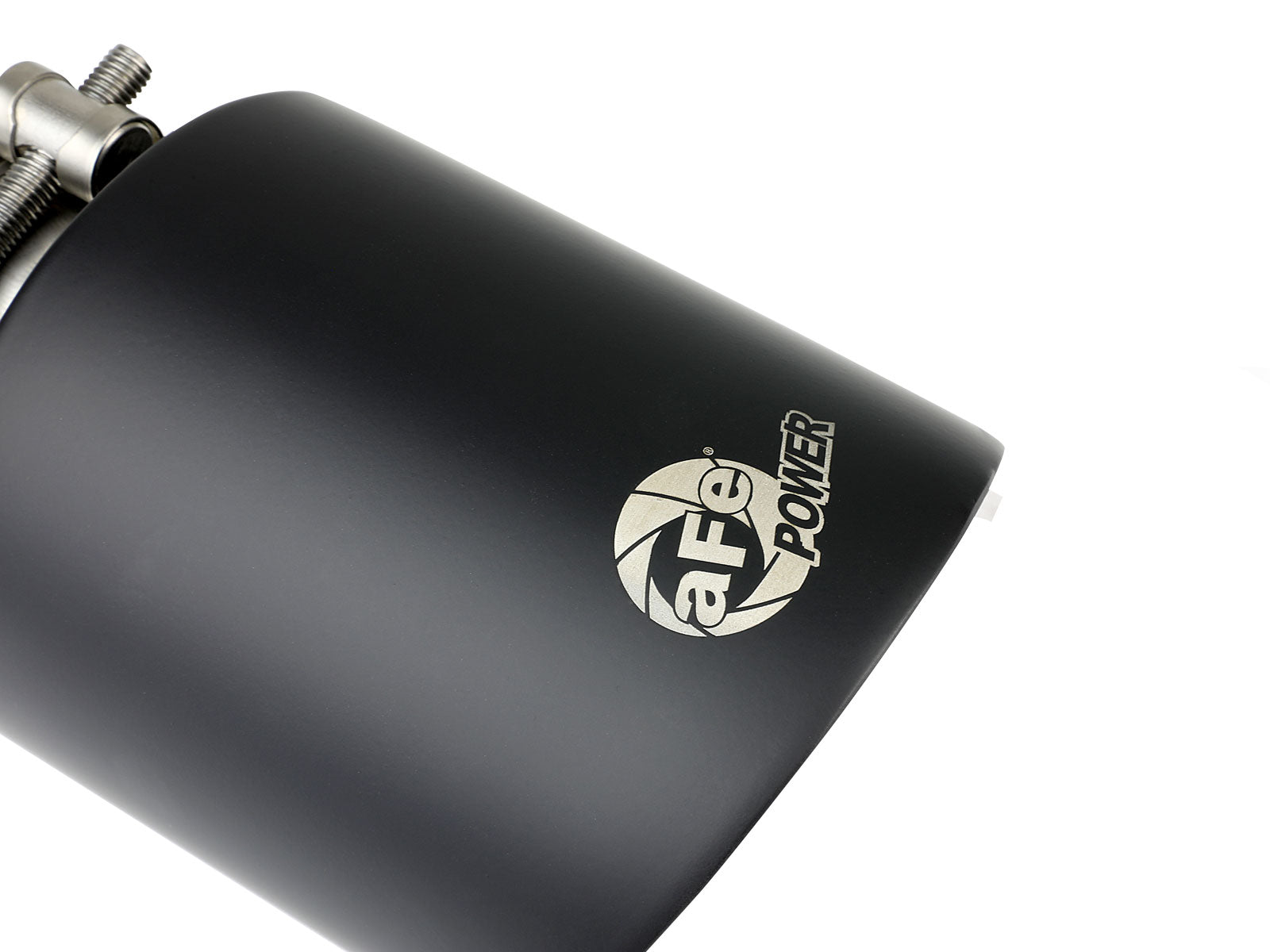 aFe 2.5in. Clamp-On Exhaust Tip 304 Stainless Steel Black Velvet | (49T25454-B072)
