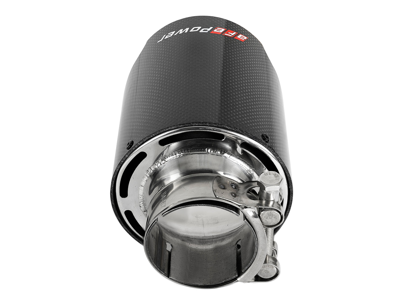 aFe MACH Force-Xp 2.5in Clamp-On Exhaust Tip 304 Stainless Steel Carbon Fiber | (49T25454-C07)