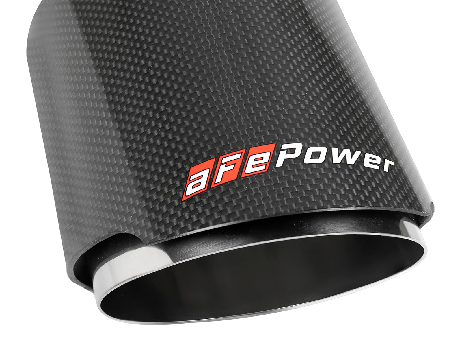 aFe MACH Force-Xp 2.5in Clamp-On Exhaust Tip 304 Stainless Steel Carbon Fiber | (49T25454-C07)