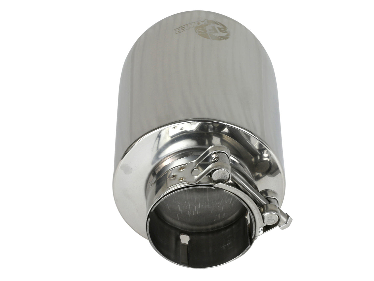 aFe 2.5in Clamp-On Exhaust Tip 304 Stainless Steel Polished | MACH Force-Xp (49T25454-P071)