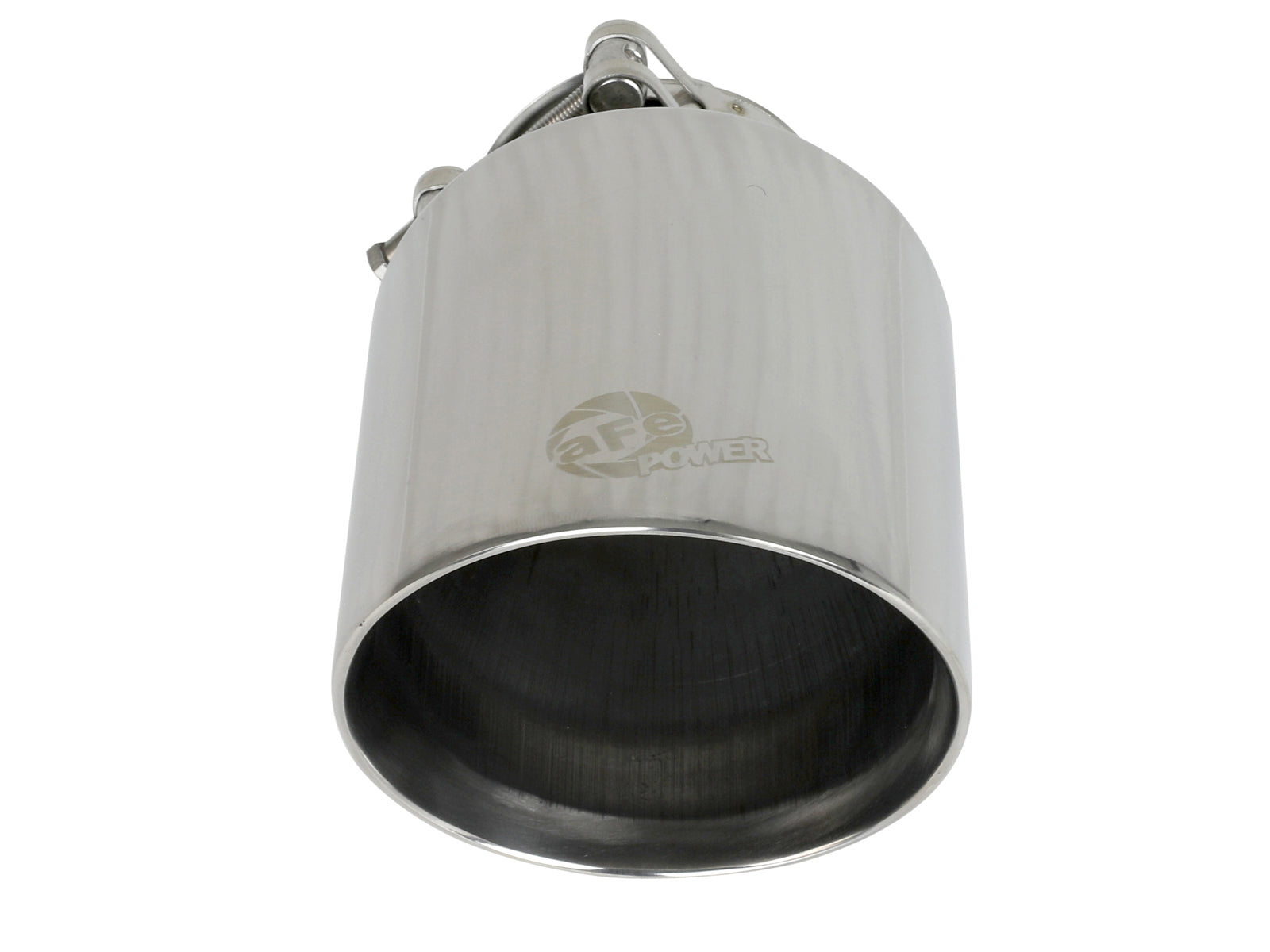 aFe 2.5in Clamp-On Exhaust Tip 304 Stainless Steel Polished | MACH Force-Xp (49T25454-P071)