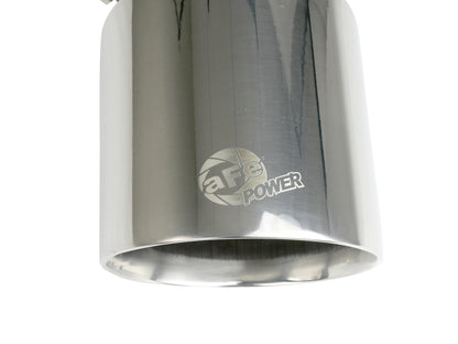 aFe 2.5in Clamp-On Exhaust Tip 304 Stainless Steel Polished | MACH Force-Xp (49T25454-P071)