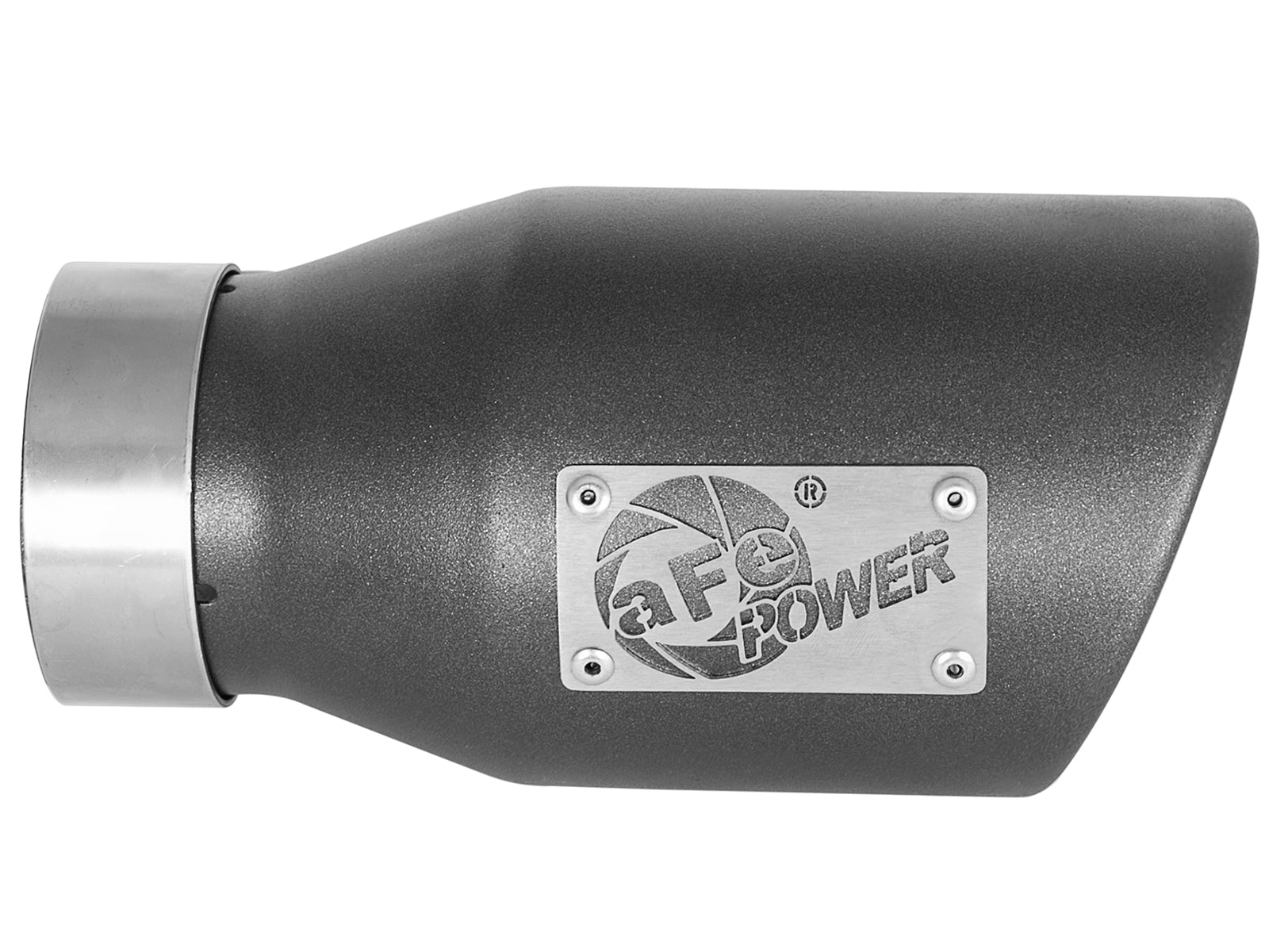 aFe SS Clamp-On Exhaust Tip 3in x 4.5in | MACH Force-Xp 409 Black (49T30451-B091)