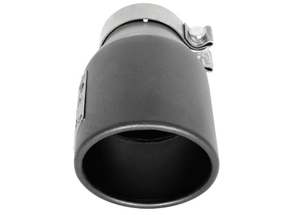 aFe SS Clamp-On Exhaust Tip 3in x 4.5in | MACH Force-Xp 409 Black (49T30451-B091)