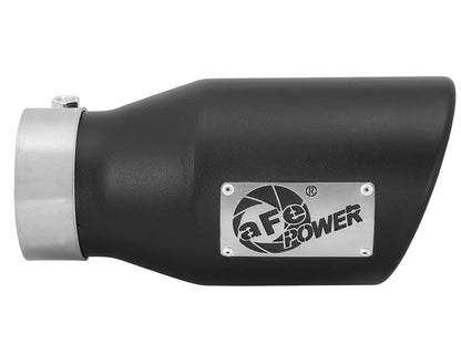 aFe MACH Force-Xp 409 Stainless Steel Clamp-on Exhaust Tip Black | (49T30451-B09)