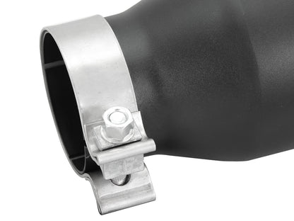 aFe MACH Force-Xp 409 Stainless Steel Clamp-on Exhaust Tip Black | (49T30451-B09)