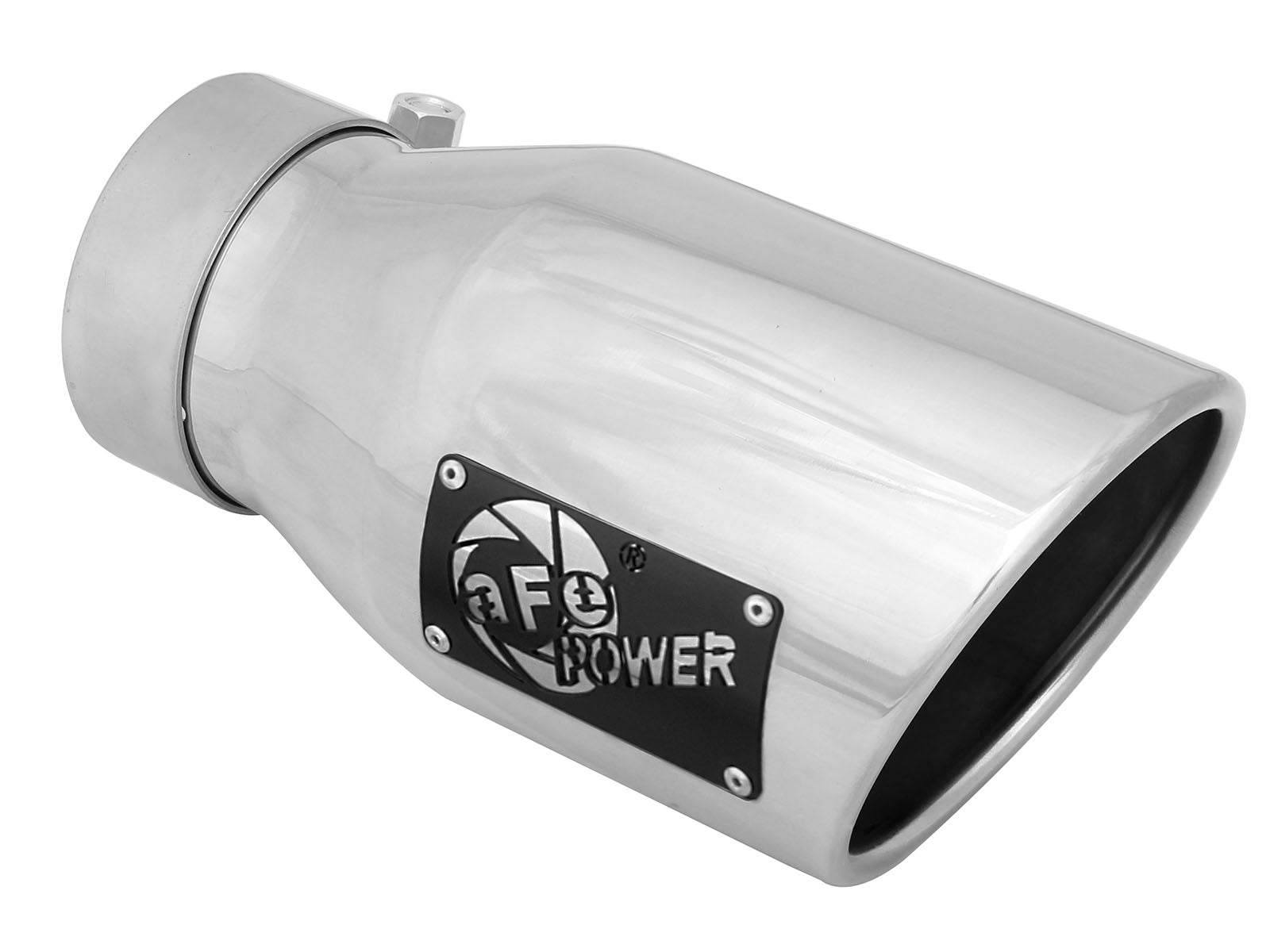 aFe MACH Force-Xp SS 3in Inlet/4-1/2in Outlet/9in Length Clamp-On Exhaust Tip (49T30451-P09)