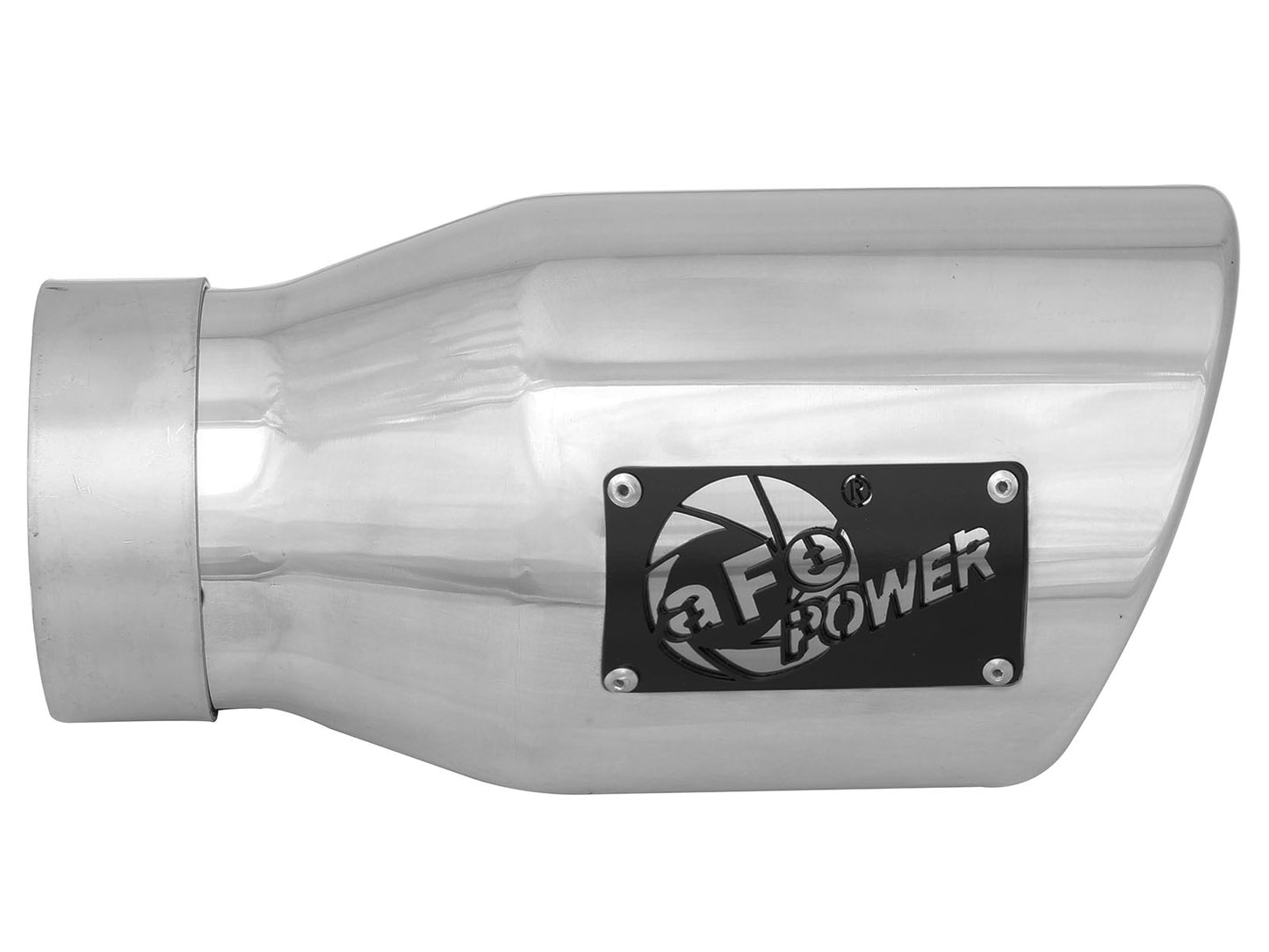 aFe MACH Force-Xp SS 3in Inlet/4-1/2in Outlet/9in Length Clamp-On Exhaust Tip (49T30451-P09)