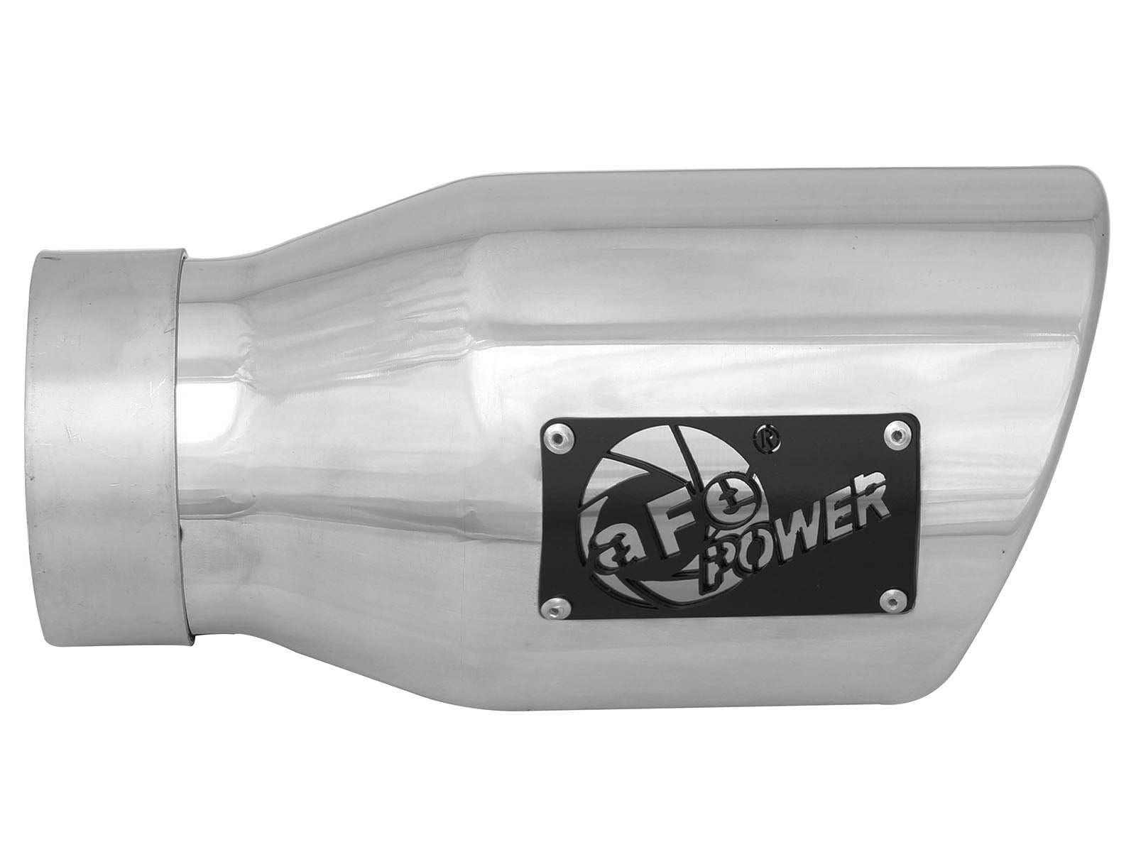aFe MACH Force-Xp SS 3in Inlet/4-1/2in Outlet/9in Length Clamp-On Exhaust Tip (49T30451-P09)