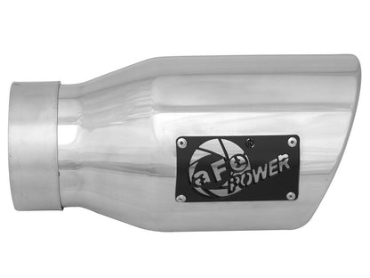 aFe MACH Force-Xp SS 3in Inlet/4-1/2in Outlet/9in Length Clamp-On Exhaust Tip (49T30451-P09)