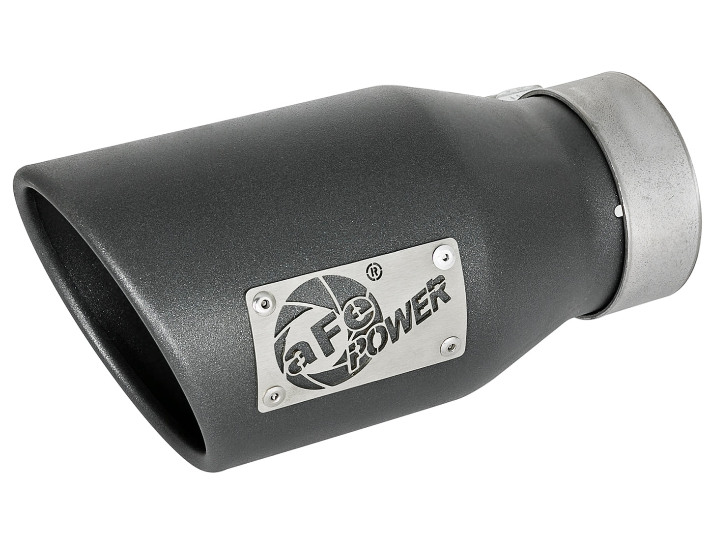 aFe 3in x 4.5in SS Clamp-On Exhaust Tip | Universal (49T30452-B091)