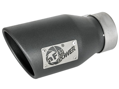 aFe 3in x 4.5in SS Clamp-On Exhaust Tip | Universal (49T30452-B091)