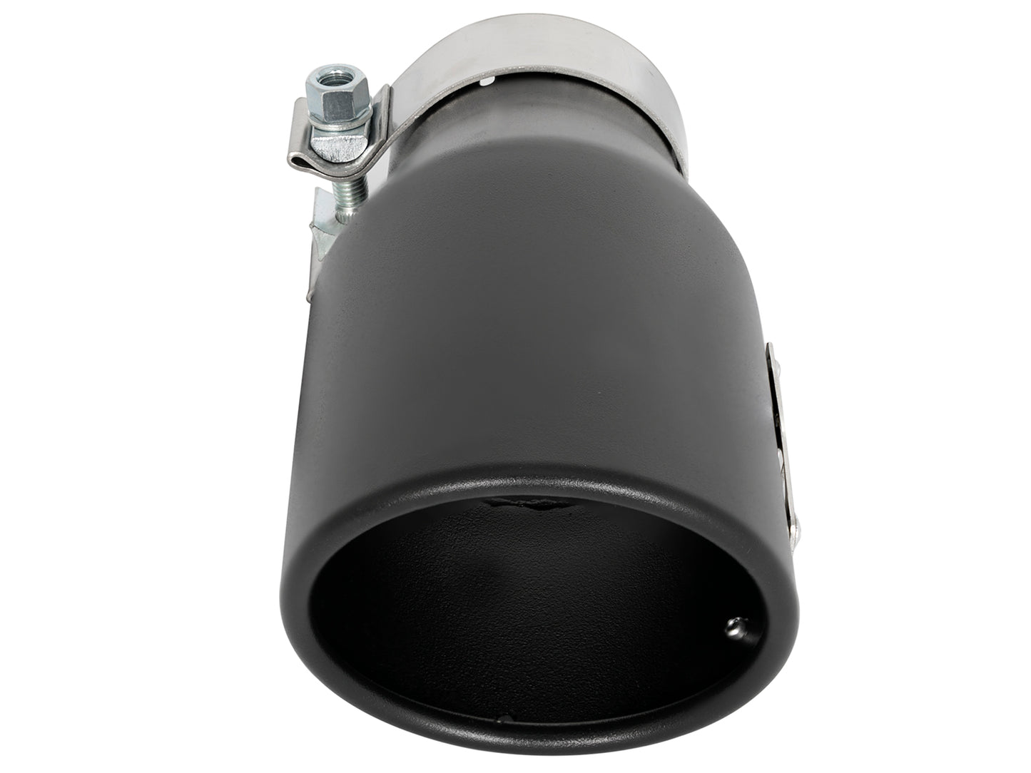 aFe MACH Force-Xp 409 3in In x 4.5in Out x 9in SS Black Driver Side Exhaust Tip | (49T30452-B09)