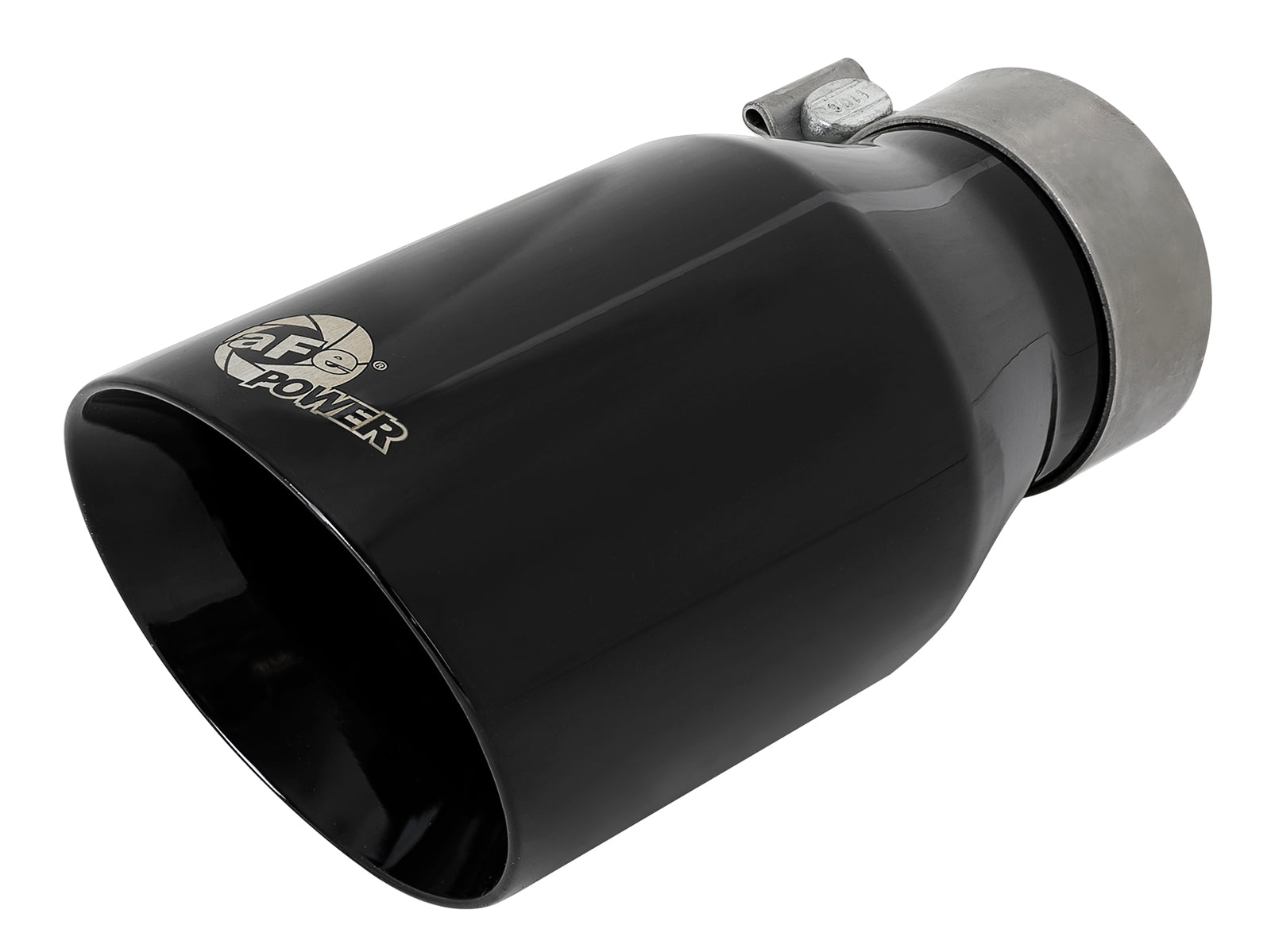 aFe MACH Force-Xp 304 SS Double-Wall Clamp-On Exhaust Tip | Universal (49T30454-B092)