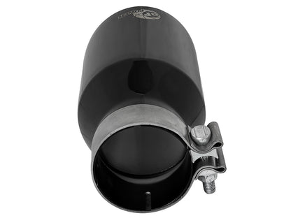 aFe MACH Force-Xp 304 SS Double-Wall Clamp-On Exhaust Tip | Universal (49T30454-B092)