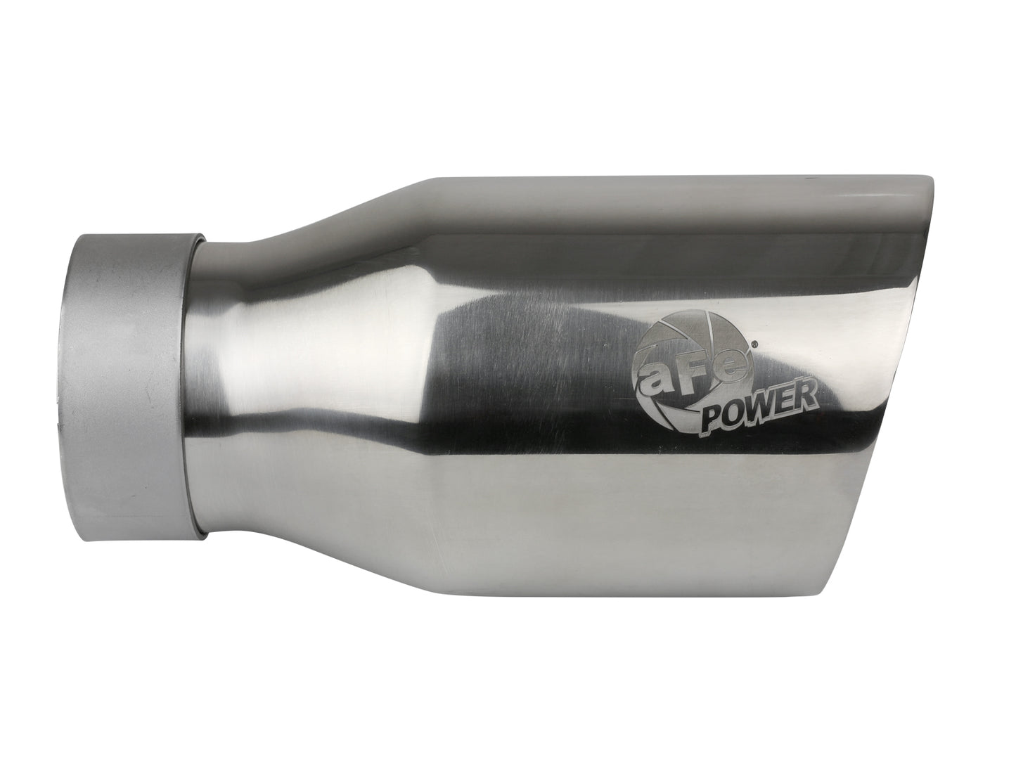 aFe MACH Force-Xp SS Double-Wall Clamp-On Exhaust Tip | 3in Inlet 4.5in Outlet (49T30454-P093)