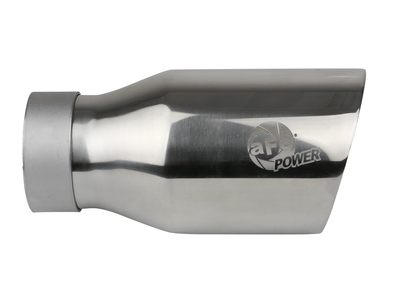 aFe MACH Force-Xp SS Double-Wall Clamp-On Exhaust Tip | 3in Inlet 4.5in Outlet (49T30454-P093)