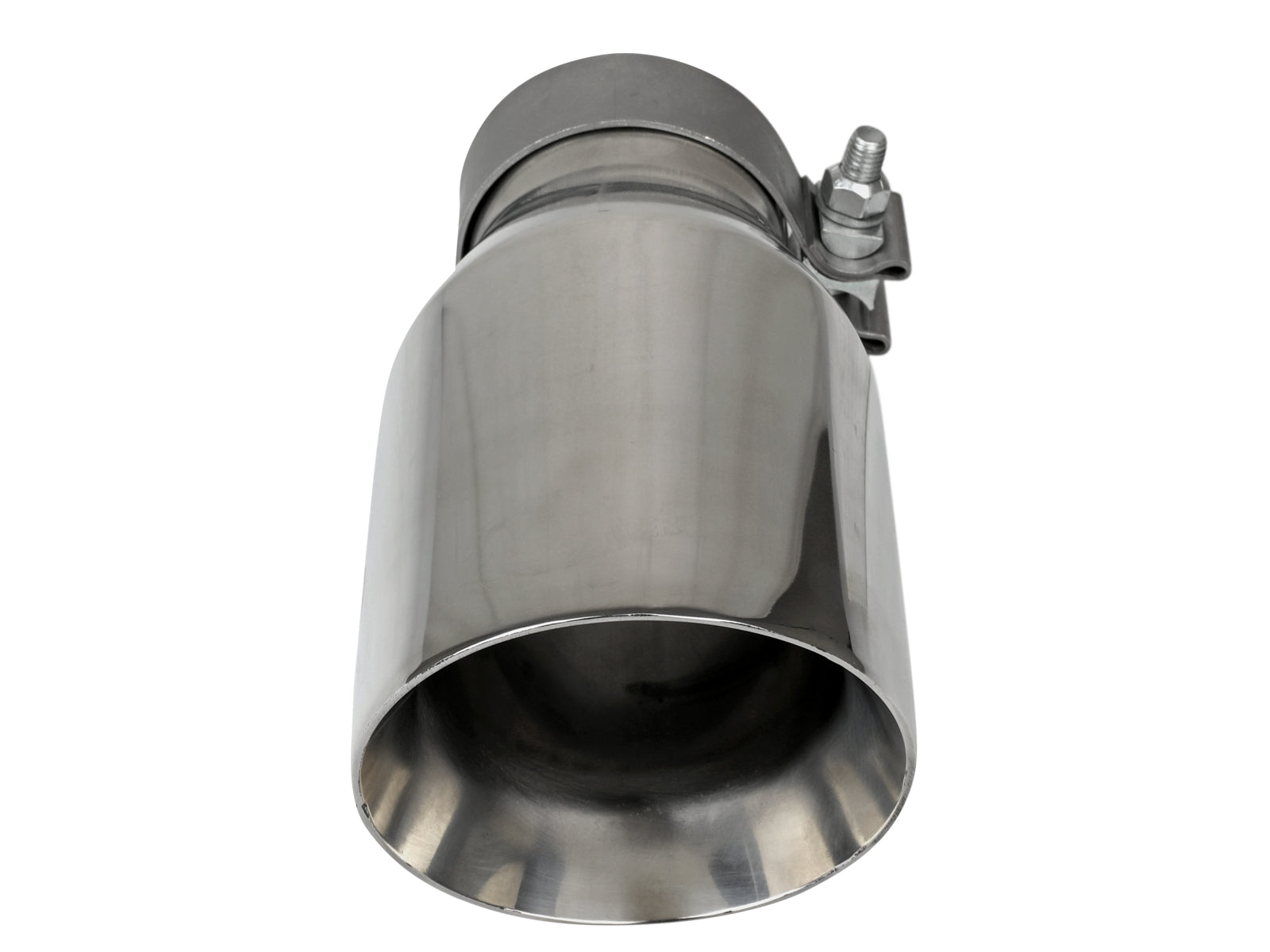 aFe MACH Force-Xp SS Double-Wall Clamp-On Exhaust Tip | 3in Inlet 4.5in Outlet (49T30454-P093)