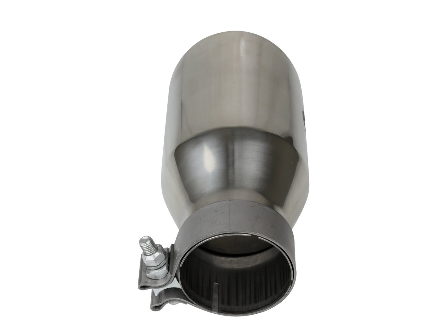 aFe MACH Force-Xp SS Double-Wall Clamp-On Exhaust Tip | 3in Inlet 4.5in Outlet (49T30454-P093)