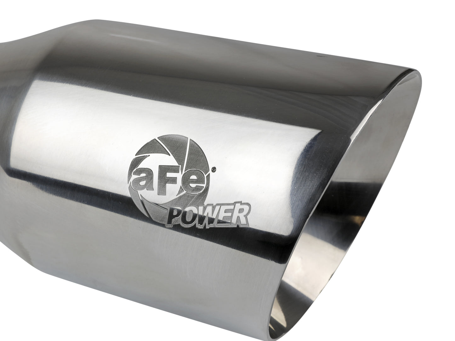 aFe MACH Force-Xp SS Double-Wall Clamp-On Exhaust Tip | 3in Inlet 4.5in Outlet (49T30454-P093)